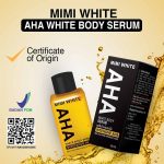 Cara Pemakaian AHA Mimi White Body Serum